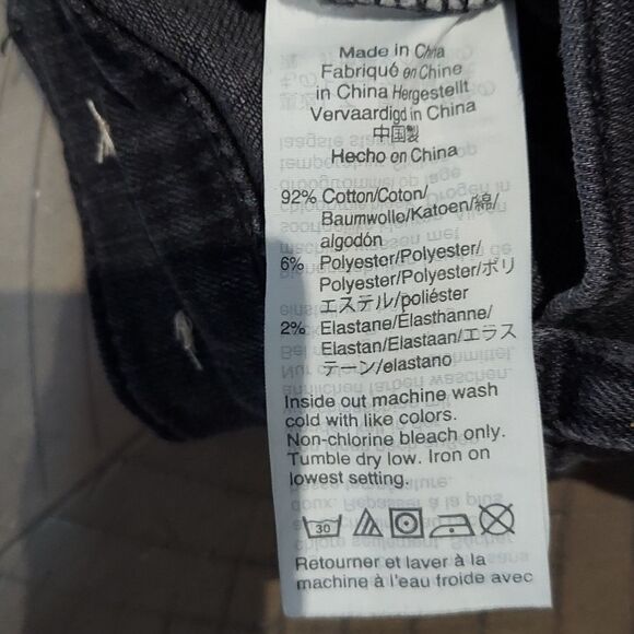 Madewell Cali Demi-Boot Faded Black Jeans Sz 24 - Picture 12 of 12